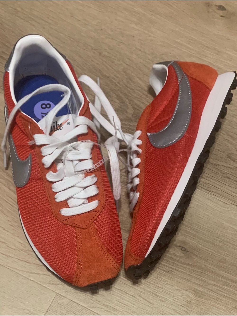 Nike Blue Insole Sneakers with Pink Size Sticker